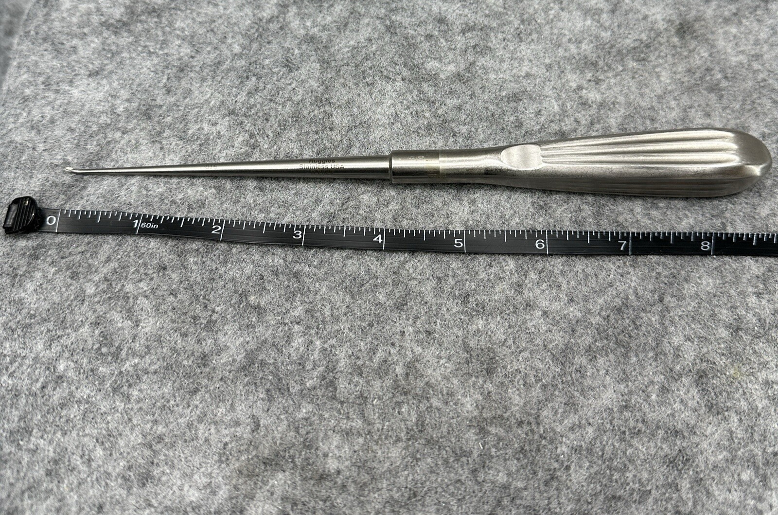 Ruggles Integra Neuro Fusion Angled Flatback Curette 23cm R2820 Size 5 Spinal