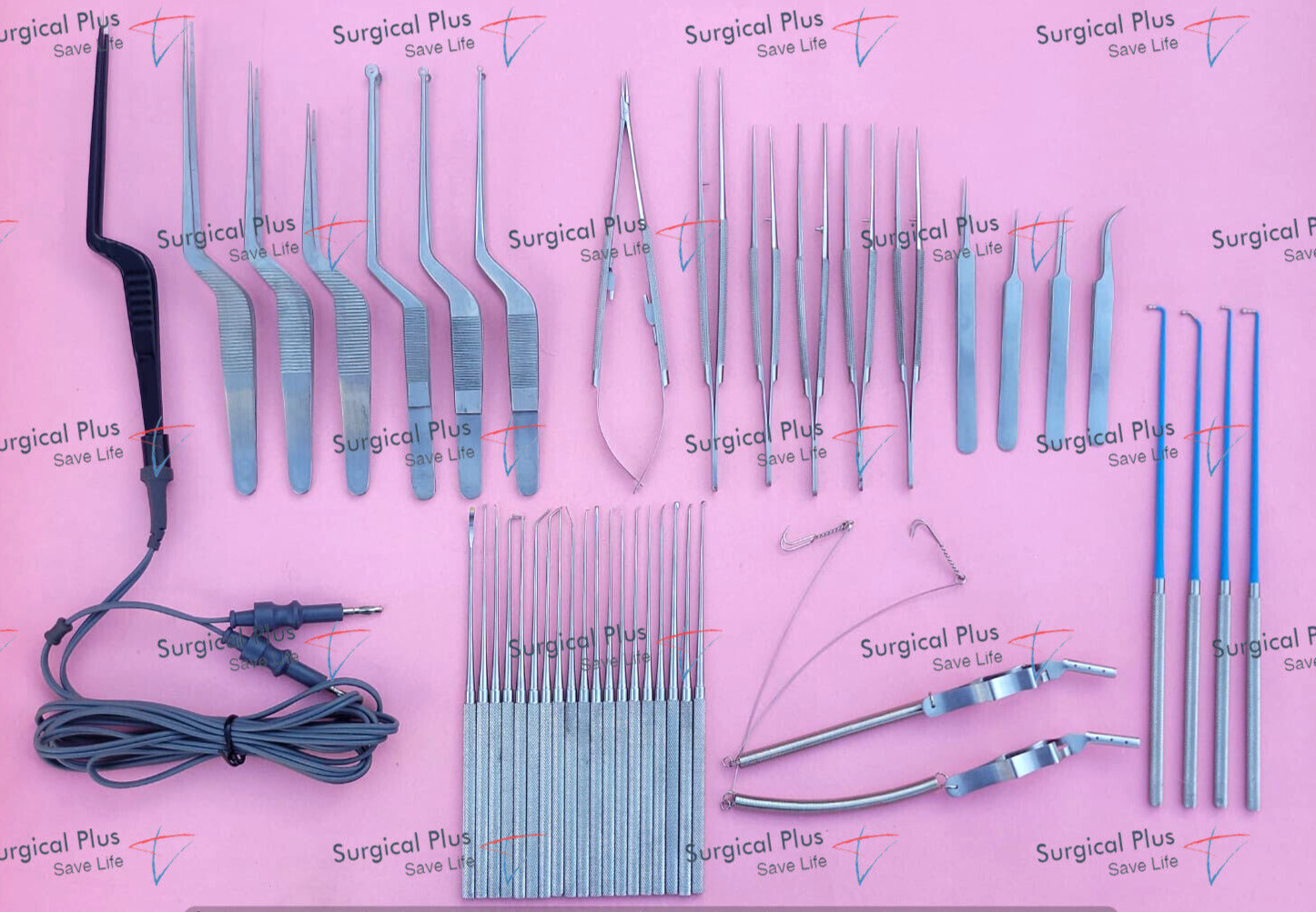 Neurosurgical Micro Surgery Set Instruments Yasargill 43 Pcs Set