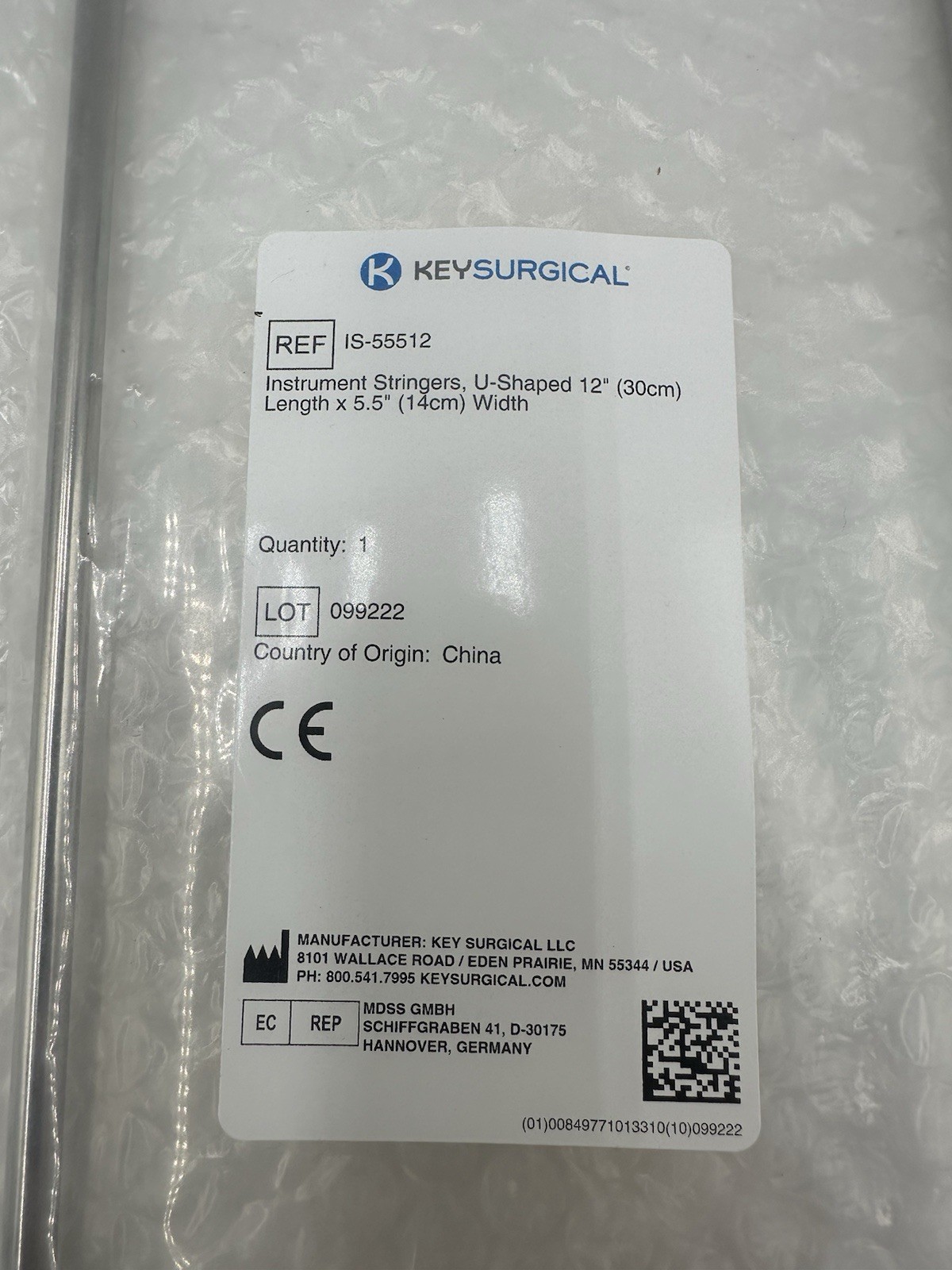 5x Key Surgical Instrument Stringers- 3x IS-55510 & 2x IS-55512 NEW CONDITION