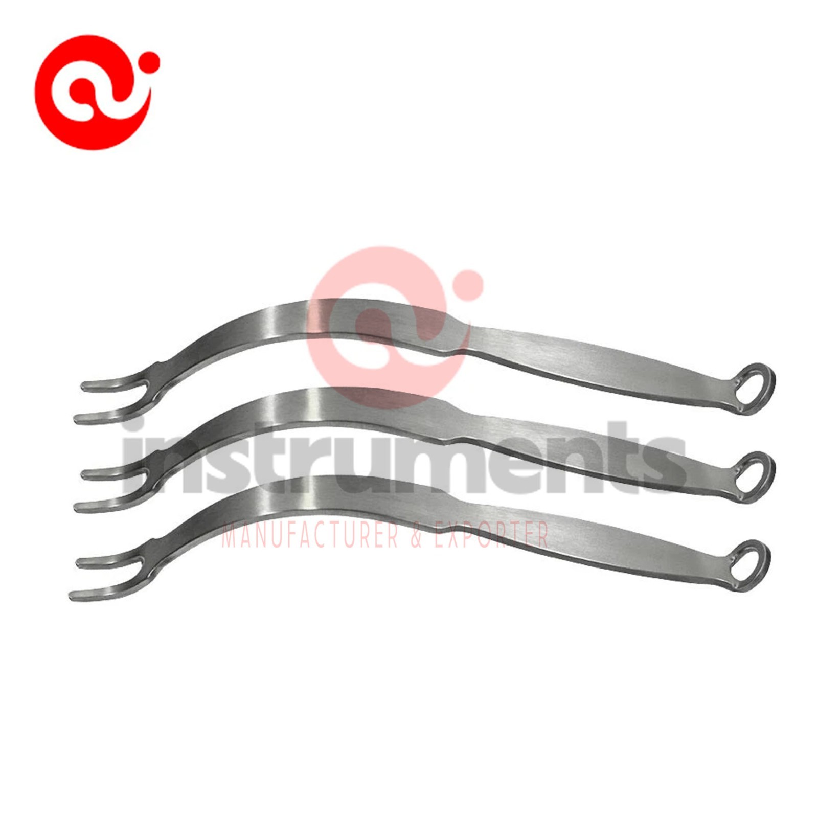 OR Grade PCL Standard Ligament Tibia Retractor Knee Arthroplasty Orthopedic 3pcs