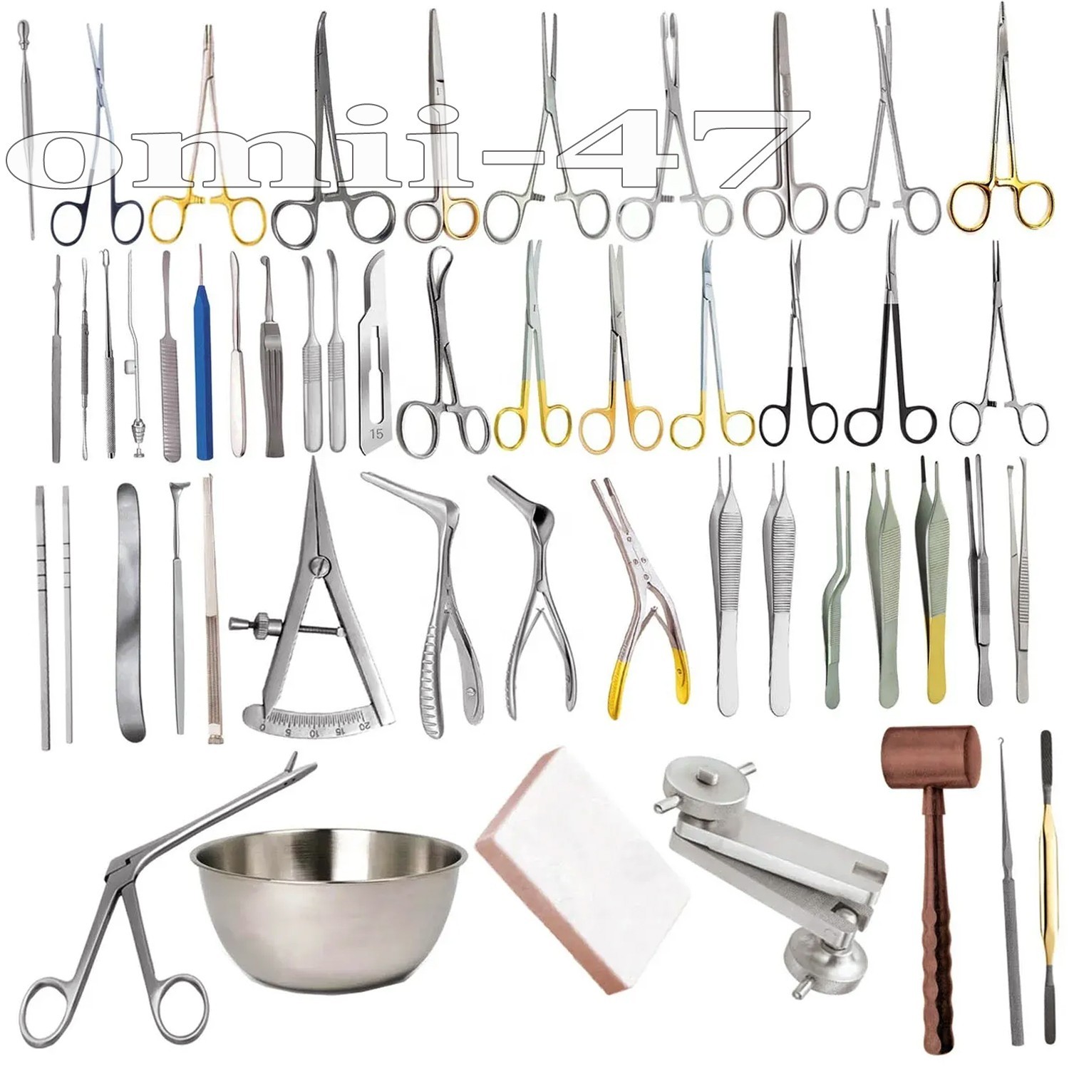 Set of 55 Pcs for Nasal ENT Nose Plastic surgery Rhinoplasty instruments