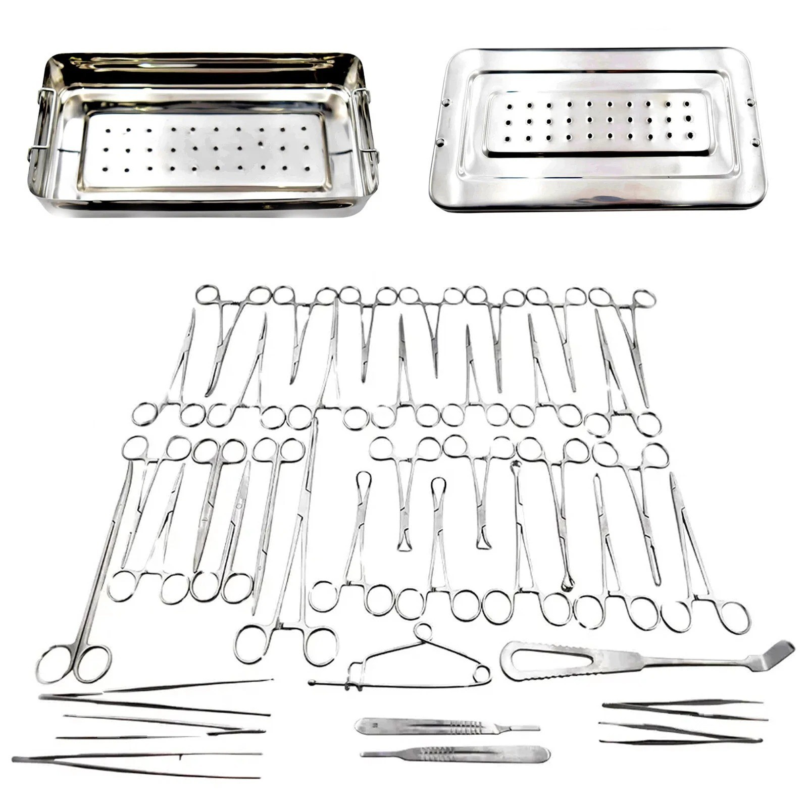 40 Pcs Appendectomy & Hernia Surgical Instruments Set with Instruments Box