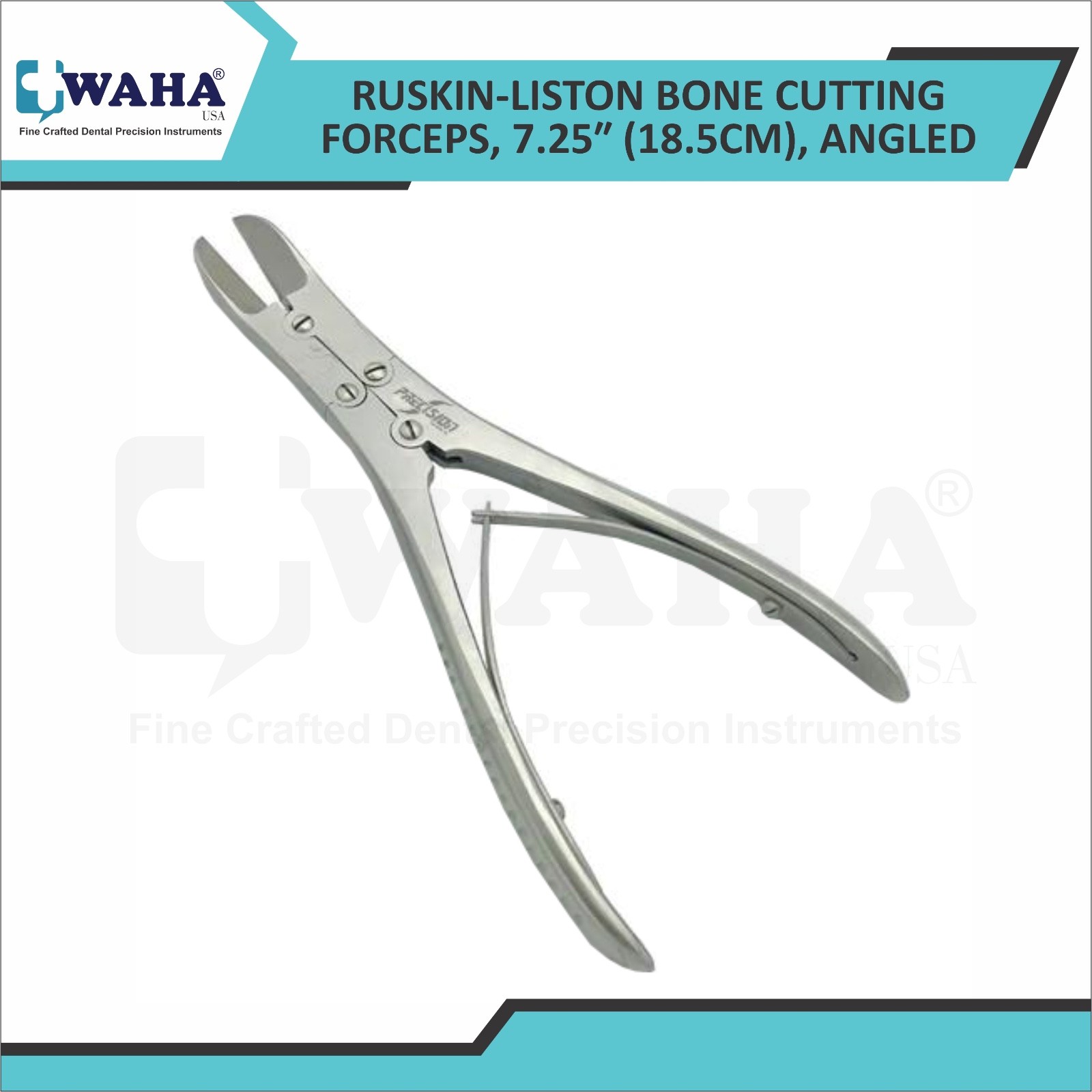 BONE CUTTING FORCEPS RUSKIN-LISTON 7.25″ (18.5CM) Angled/Curved Orthopedic