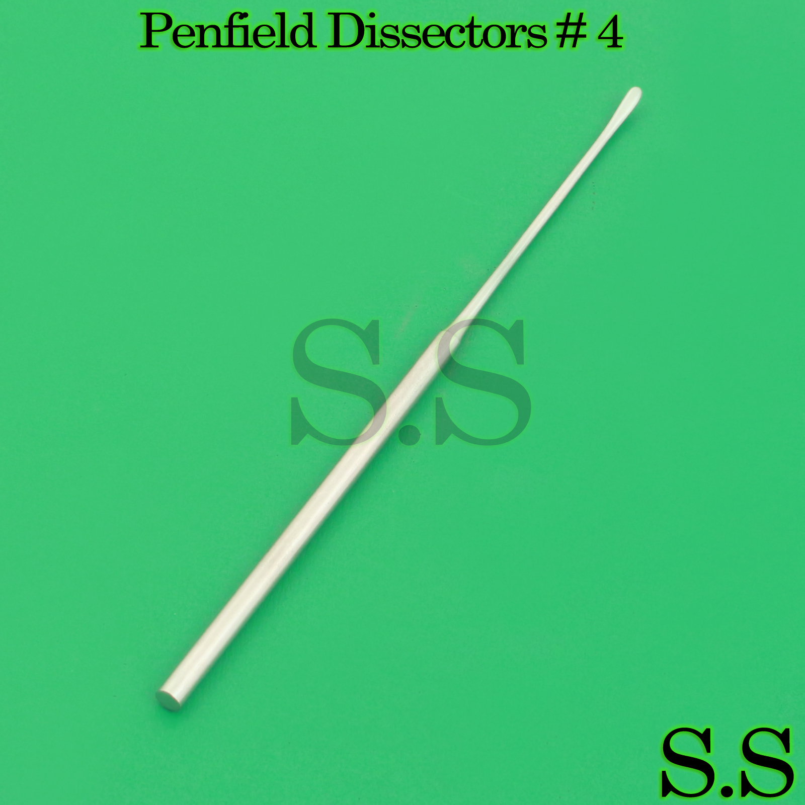 10 Pcs Surgical Penfield Dissectors # 4 Neuro 21.6cm Spine Instruments
