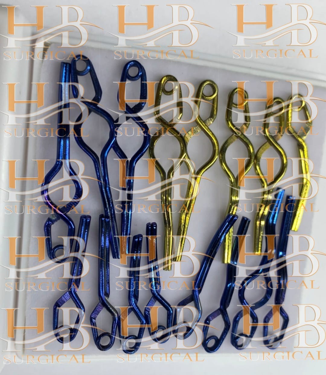 Aneurysm Clips Neurosurgery 16 Pcs Set Titanium Premium Quality Clips