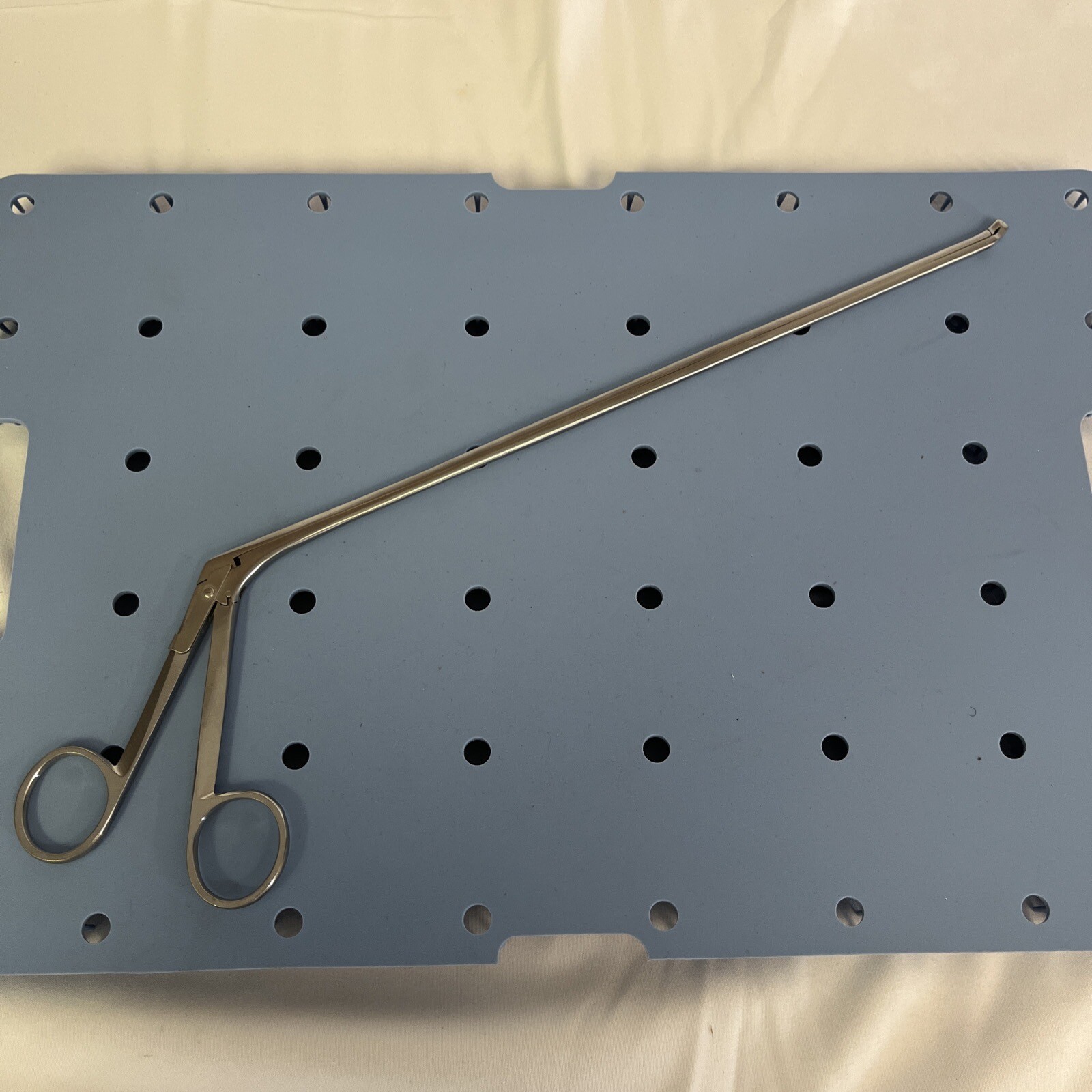 Symmetry Surgical 74-5706 Jackson Laryngeal Cup Forceps, Angled Up, 4mm