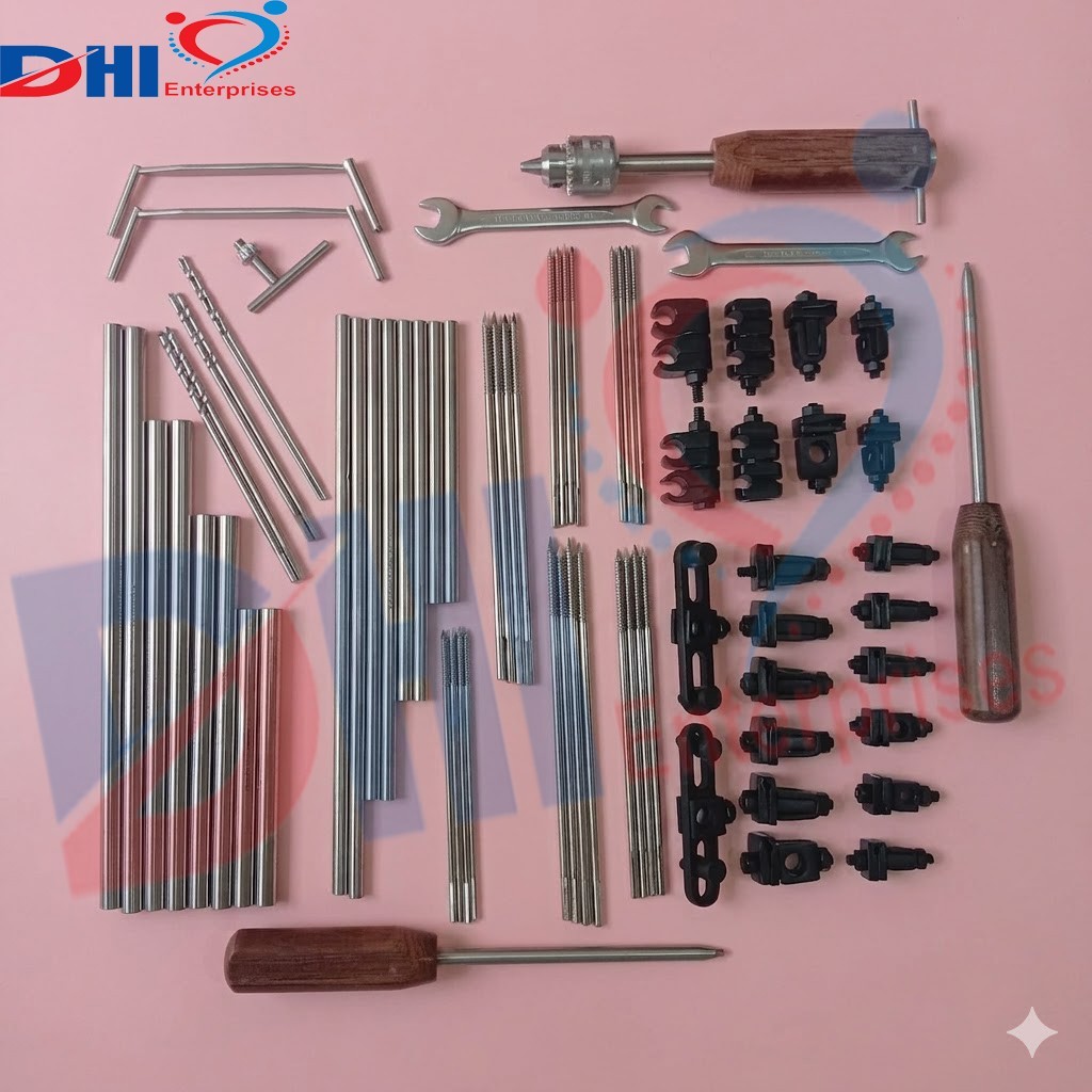 External Fixator 3.5mm-5.0mm orthopedic complete instruments set without Box