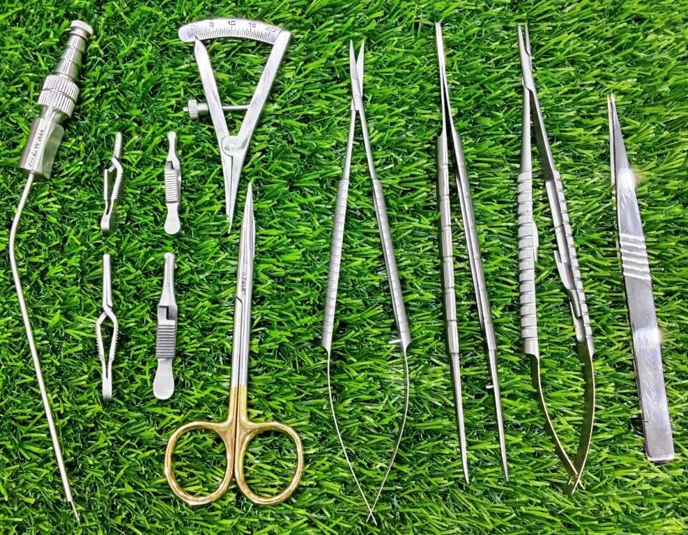 Basic Maxillofacial Micro Cardio Hand Plastic Surgery Tools Set Asserted Sizes