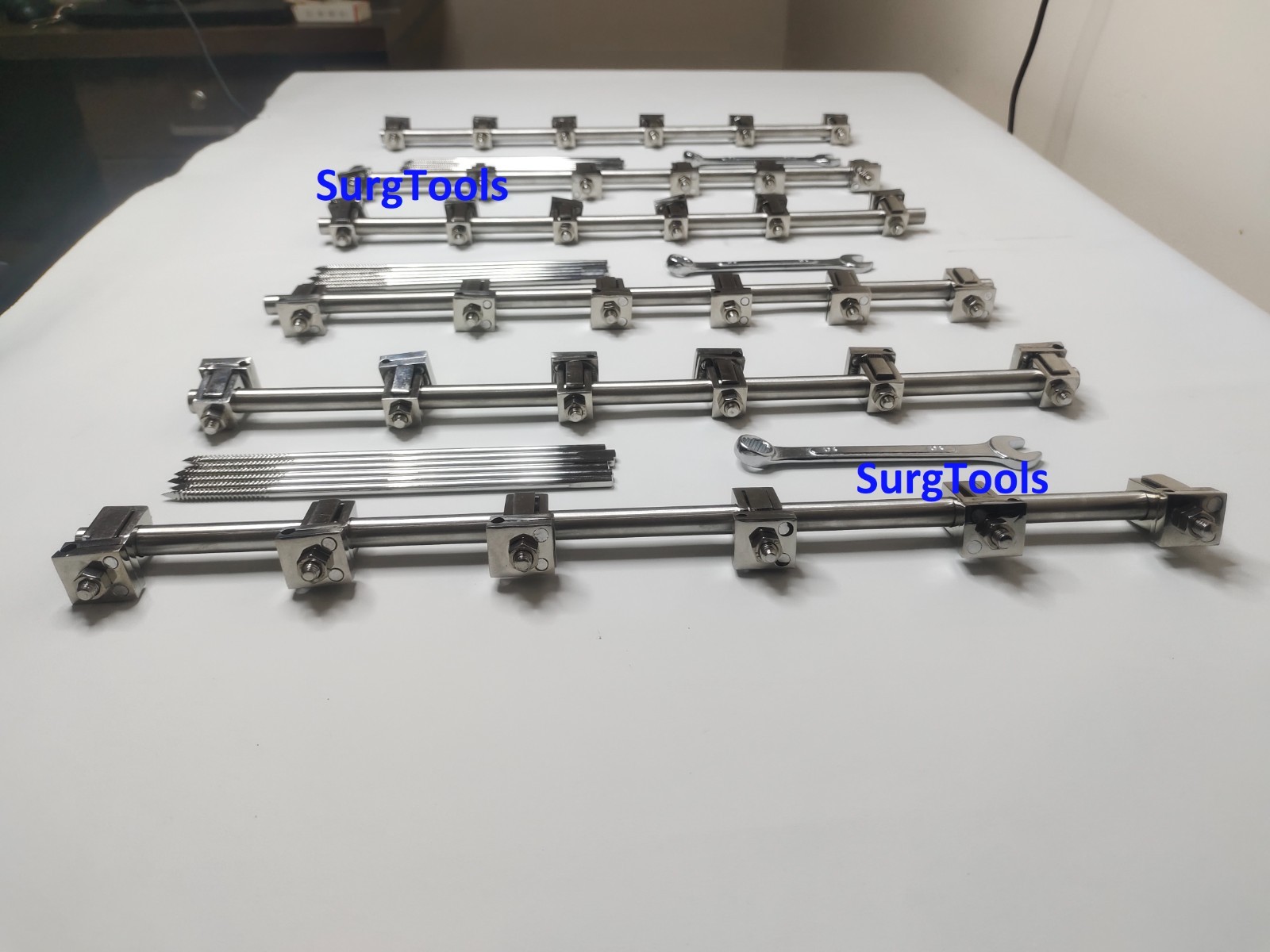 AO External Fixator Set Distal Radius 2.4 Tibia 4.5 and Femur 5.0 (3 Sets)