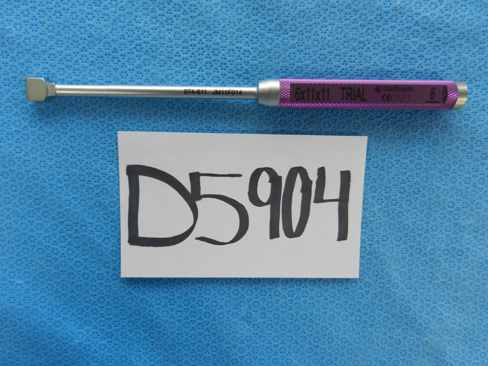 D5904 Medtronic Trial Orthopedic Impactor 6x11x11 974-611