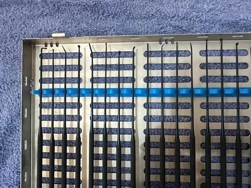 V. Mueller Rhoton Micro Dissector Set 20 Pcs Black Neurosurgery Instruments