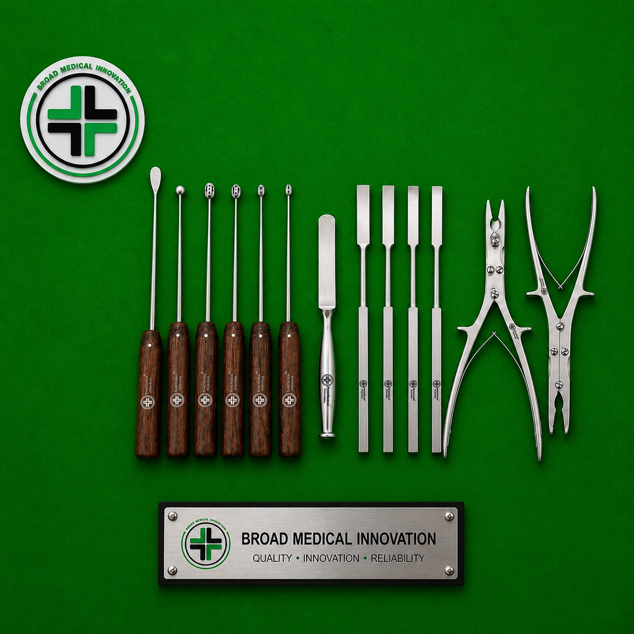 Basic Orthopedic Surgery Set 13 Pcs Surgical Instruments German Stainless Steel