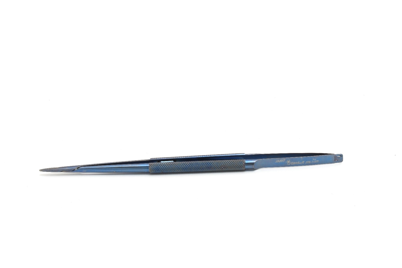 Jarit 278-113Tl Micro Needle Holder 0.4mm Tip 7¾” Straight