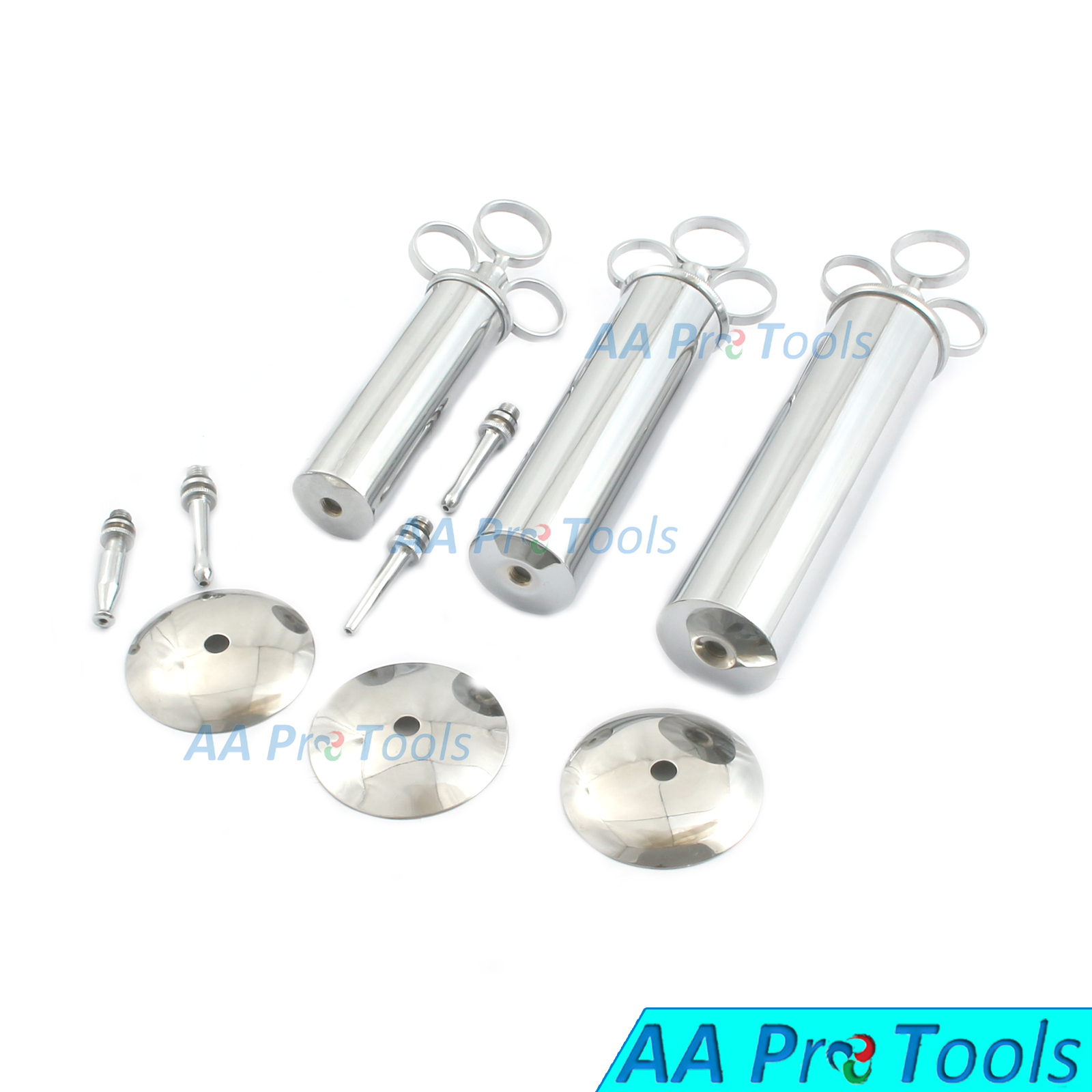 2-6-8 Oz Ear Syringe Brass Wax Remover Surgical Veterinary Instruments