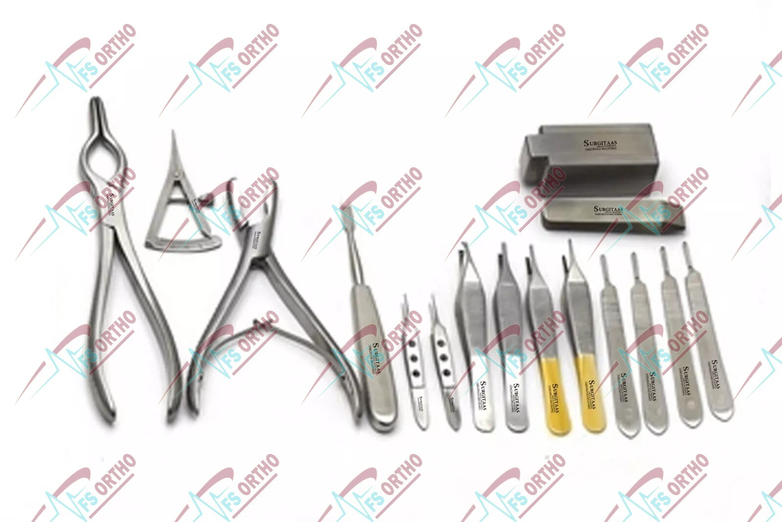 Silver Rhinoplasty Set of 66 Pcs Nose & Plastic Surgery Instruments