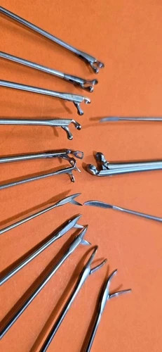 Karl Storz Pilling Laryngeal Instrument Set 14 Pcs w/ Sterilization Case ENT
