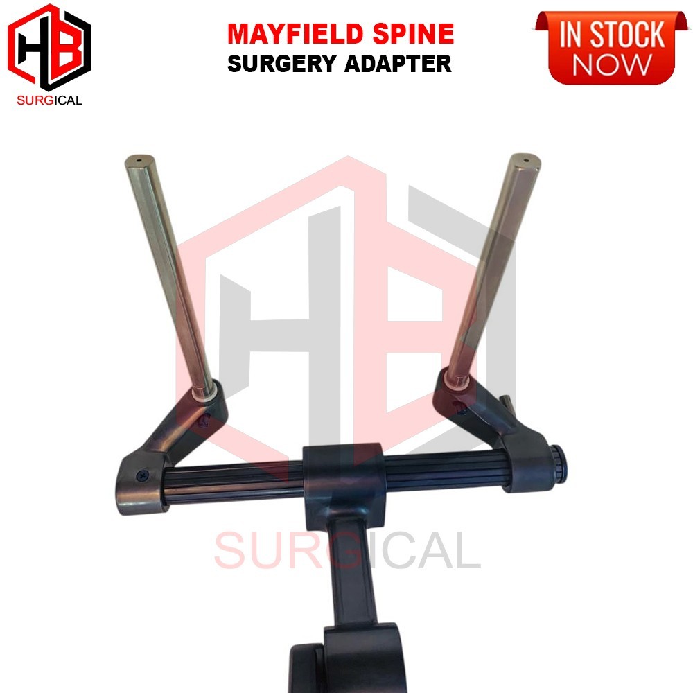 Mayfield Spine Surgery Table Adaptor with Skull Clamp Black Coating