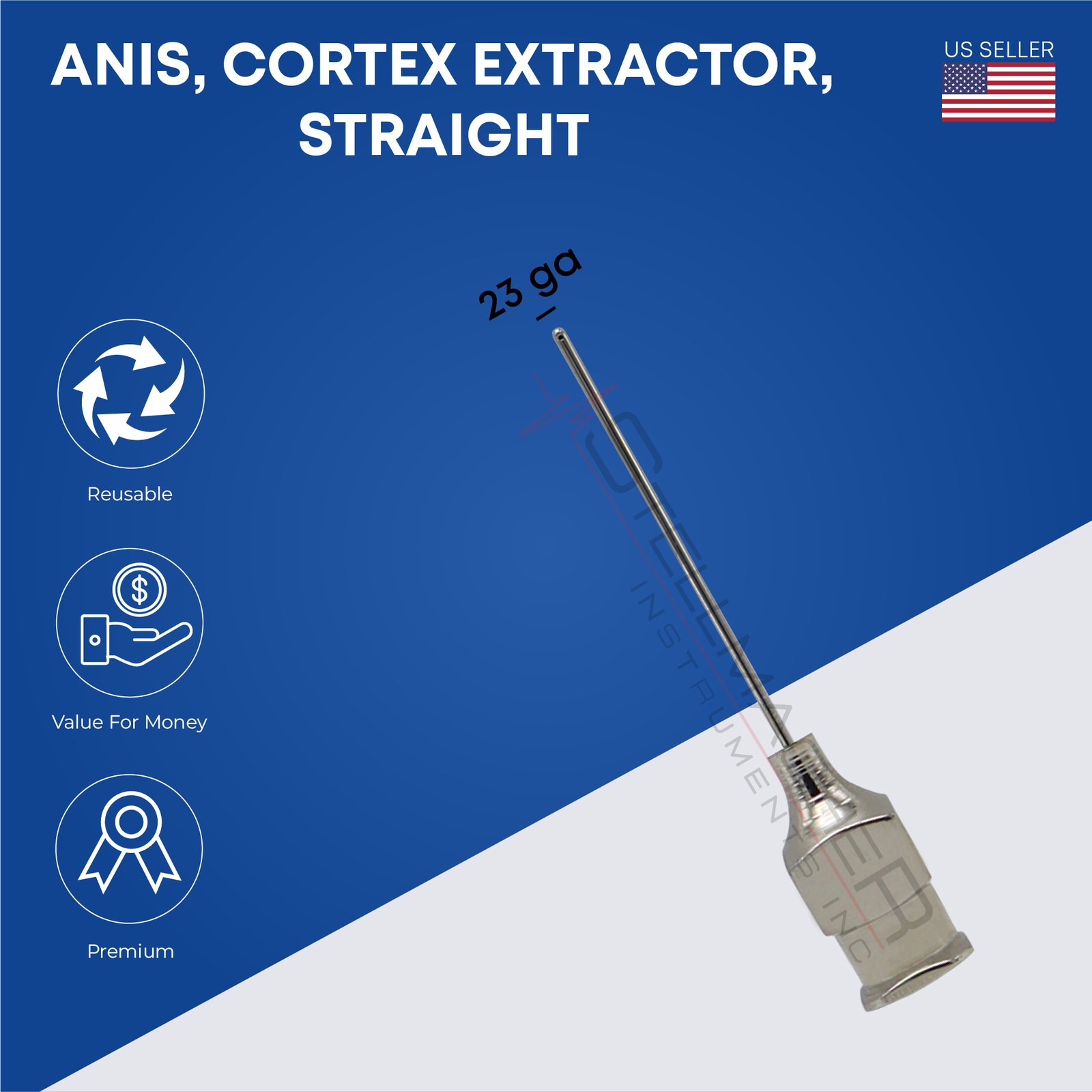 Anis, cortex extractor, straight, 23 ga