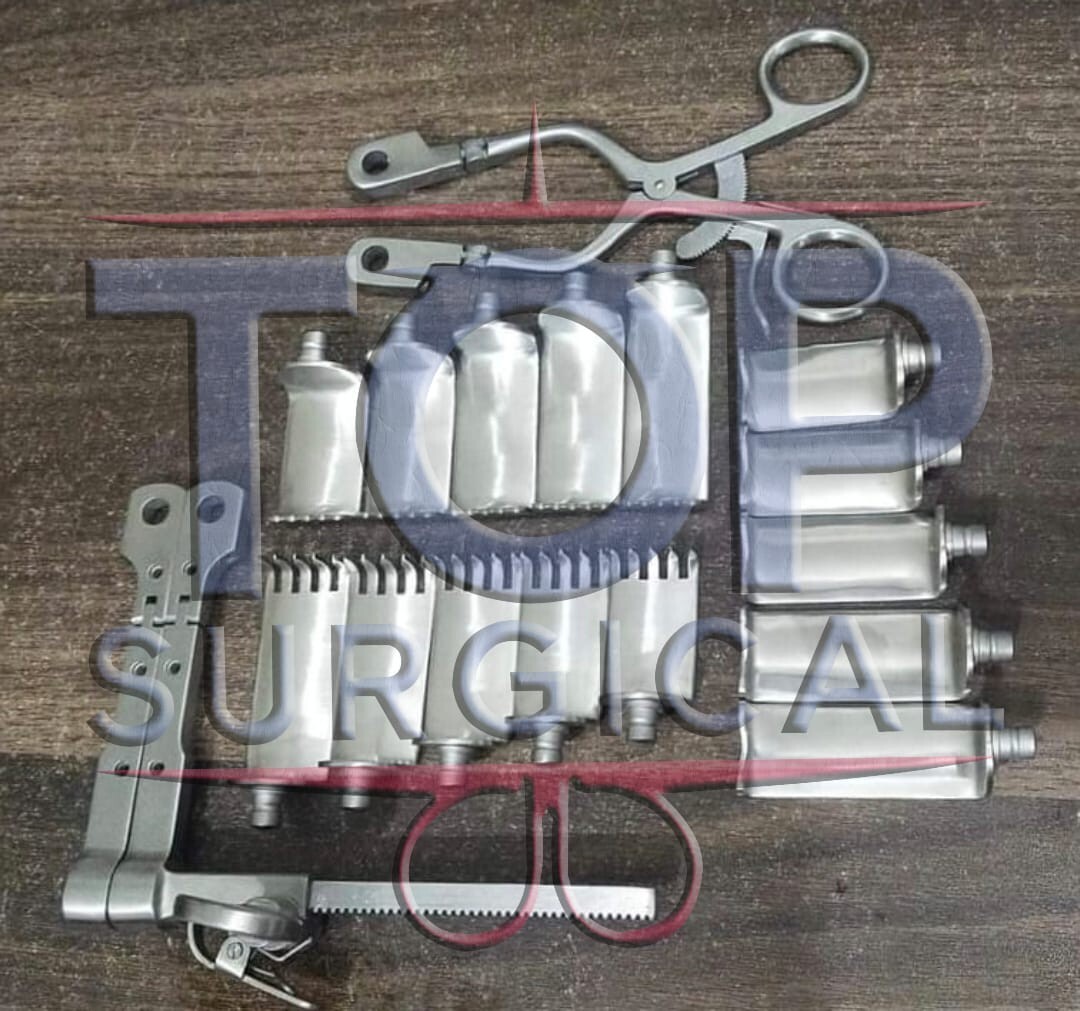neuro spine caspar cervical retractor complete set orthopedic instruments