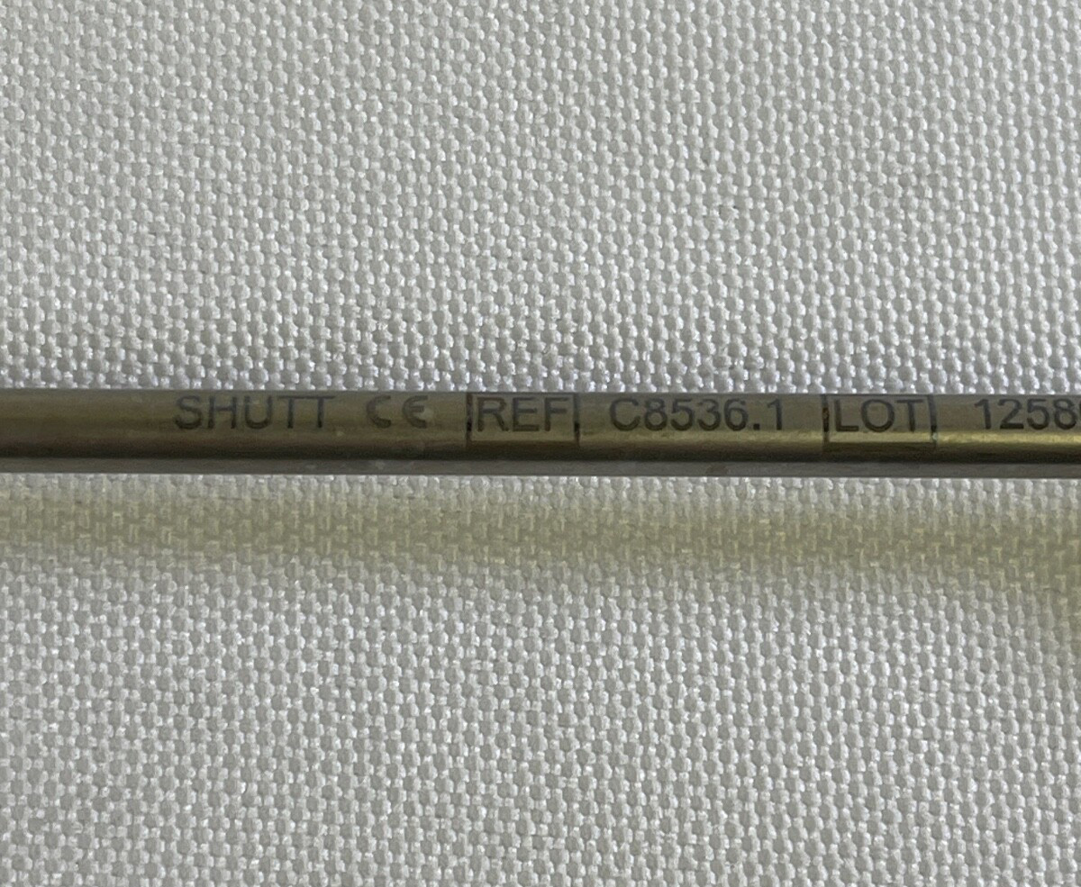 ConMed Linvatec Shutt C8536.1 Meniscal Rasp 90° Top & Bottom Serrations Arthro