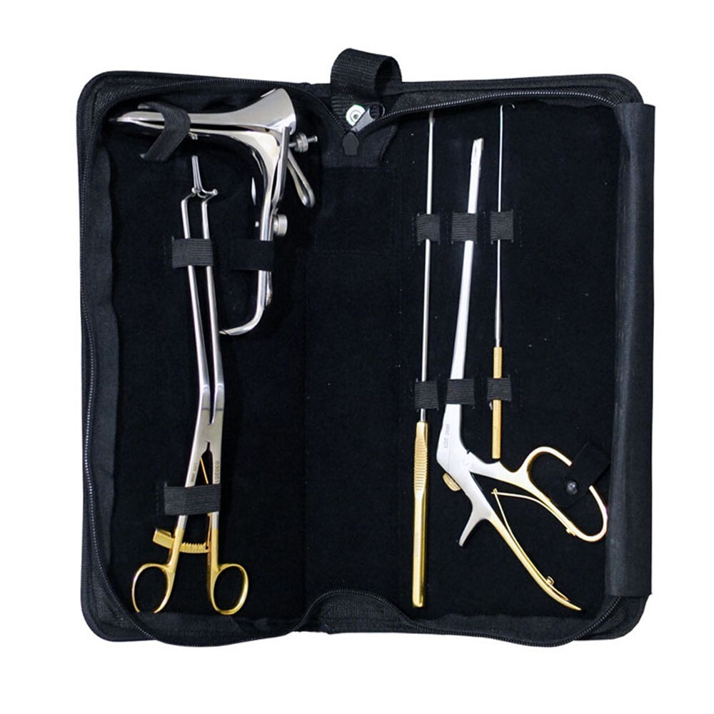 Colposcope Instrument Set/ Colposcopy Gynecology kit with Zipper bag
