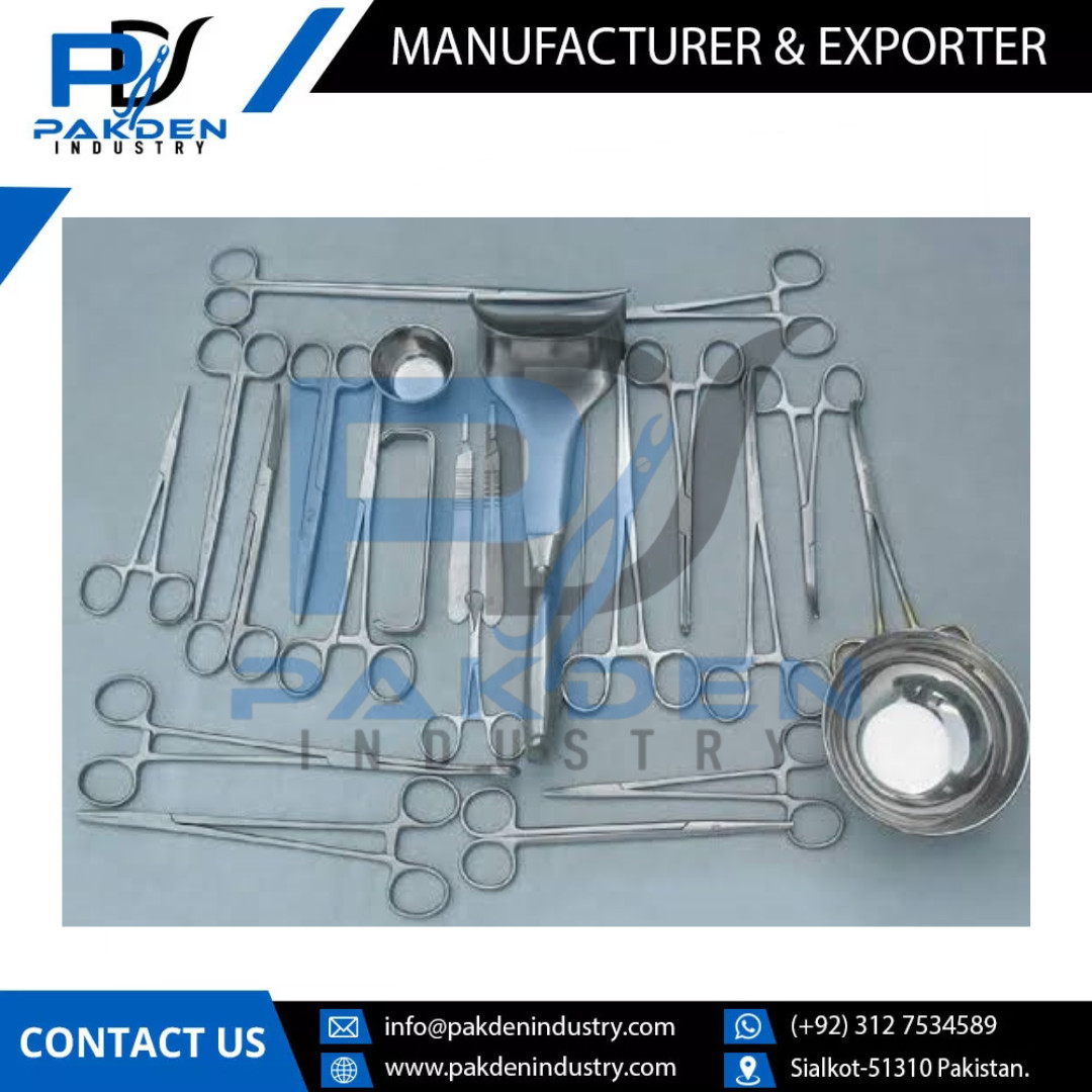 Cesarean Surgical Set 40+ Pcs C-Section Delivery Kit CE by PAKDEN INDUSTRY