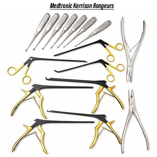 Medtronic Kerrison Rongeurs Bone Curette Set Of 15 Pcs Spine Instruments
