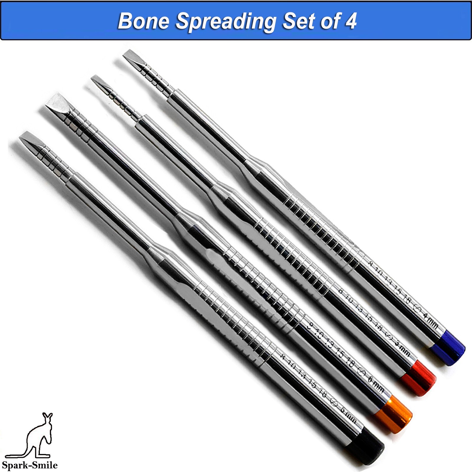 Bone Spreading Osteotomes Dental Orthopedic Surgery Implant Instruments Set