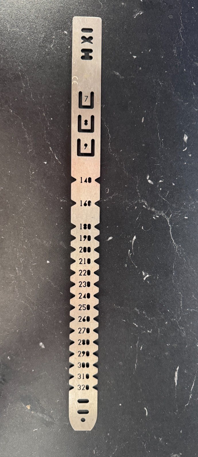 Stryker 1806-0013 Orthopedic Humerus X-Ray Ruler