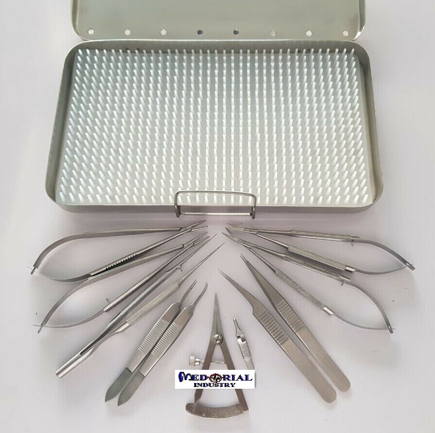 Micro Surgery Instruments Set, Micro Needle Holder, Scissors Micro instruments