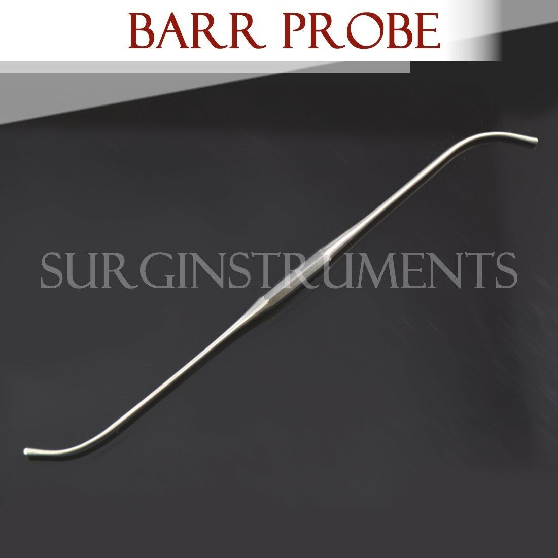 Barr Double Ended Probe 7″ Rigid Surgical Eye Ophthalmic Instrument German Grade