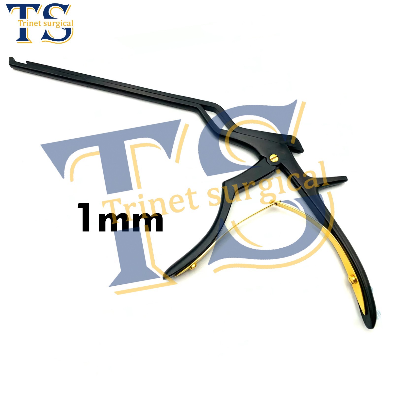 Kerrison Bayonet Black Rongeur 45 Degrees Forward UP 1 mm x 22 cm OR Grade