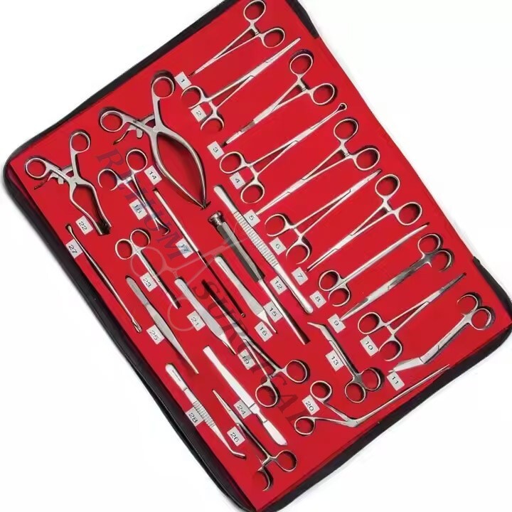 Hernia Instruments Set 28 Pieces Surgery Instrument Sets German Stainless Steel