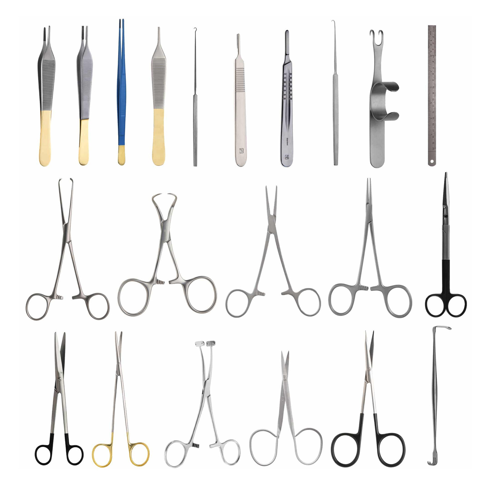 61 Pcs FaceLift Instruments Set – Face Surgery Instruments