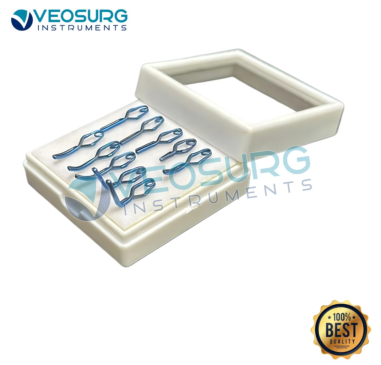 YASARGIL Aneurysm Titanium Clips Neurosurgery Instruments Set Of 10 PCS
