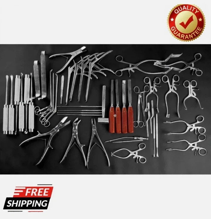 Spine Laminectomy Set 45Pcs Complete Orthopedic Surgical Instruments set