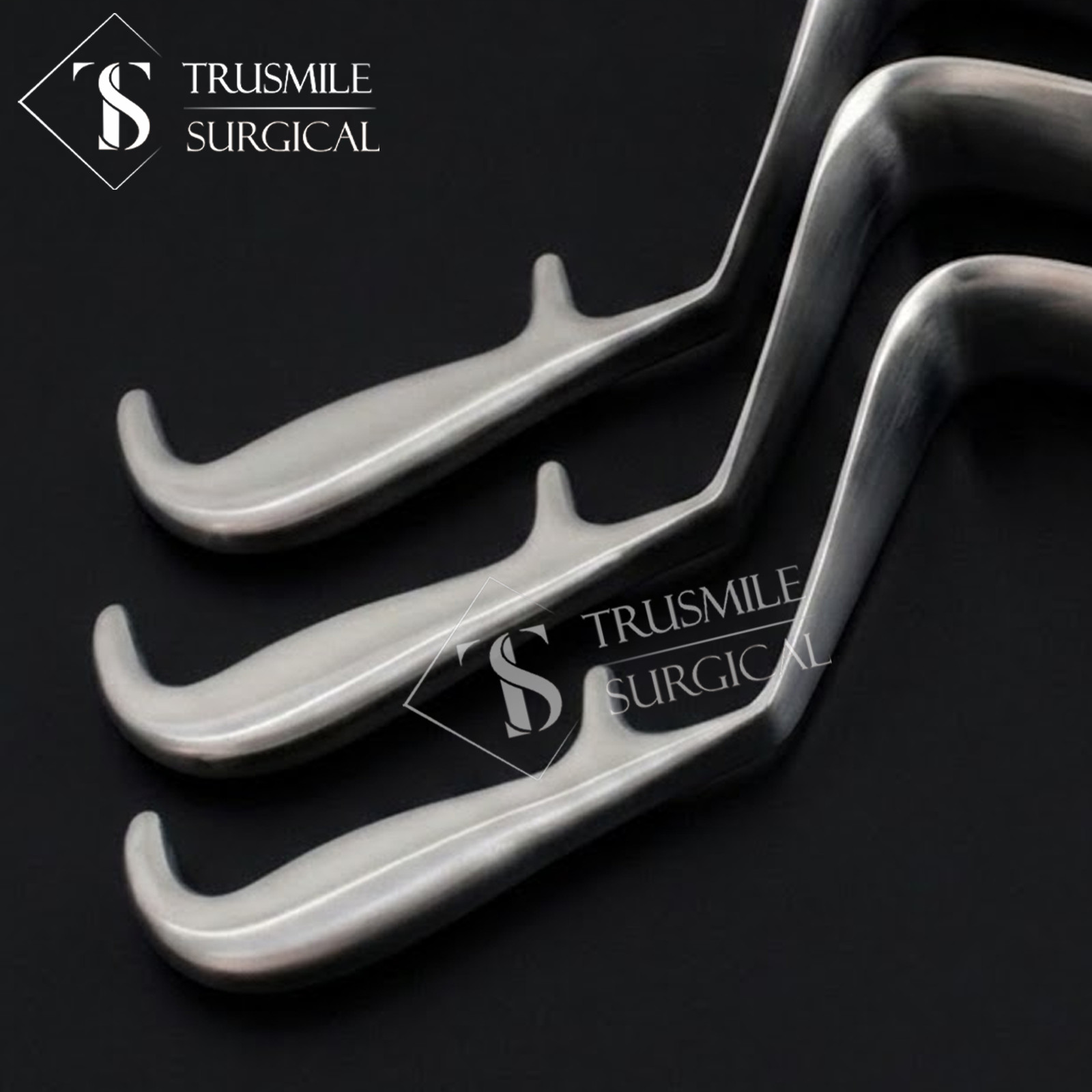 ST Mark Pelvis Retractor Deep Surgery 3 PCs Set Surgical Orthopedic Instruments