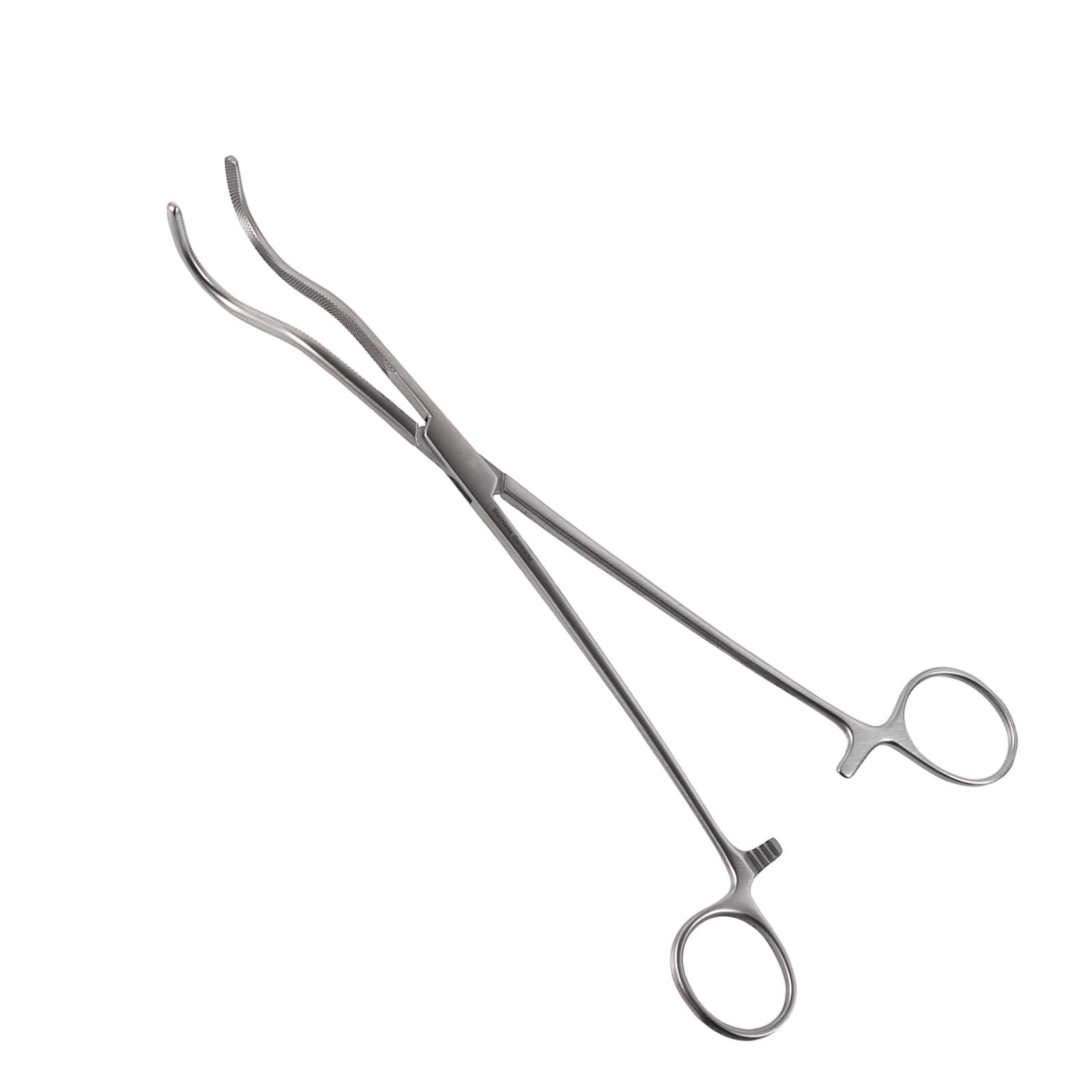 Harken Clamp, 9.5″, DeBakey Teeth, Curve 1, Premium