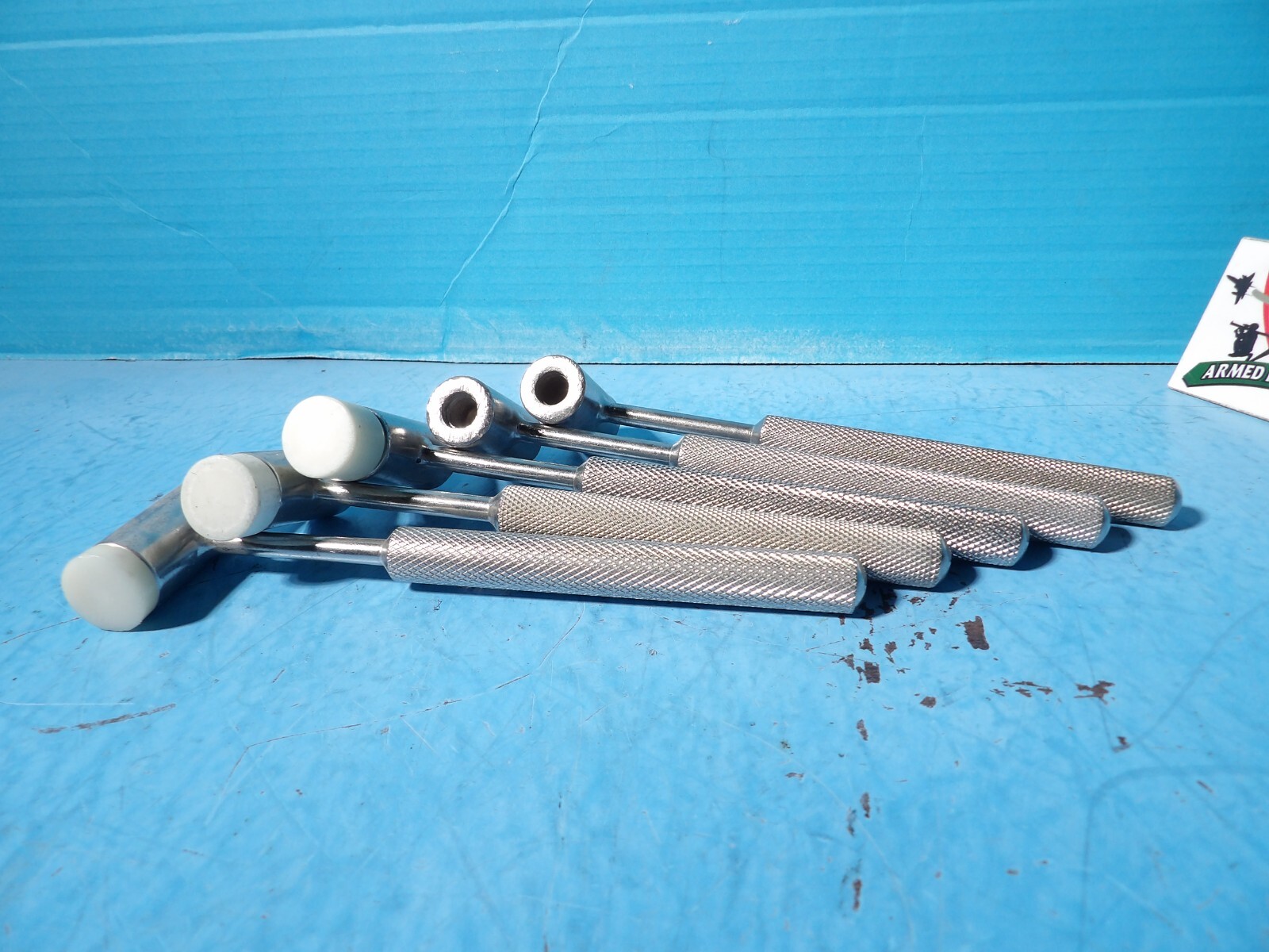 LOT OF 5 MEDICAL SURGICAL ORTHOPEDIC MALLETS NYLON CAPS