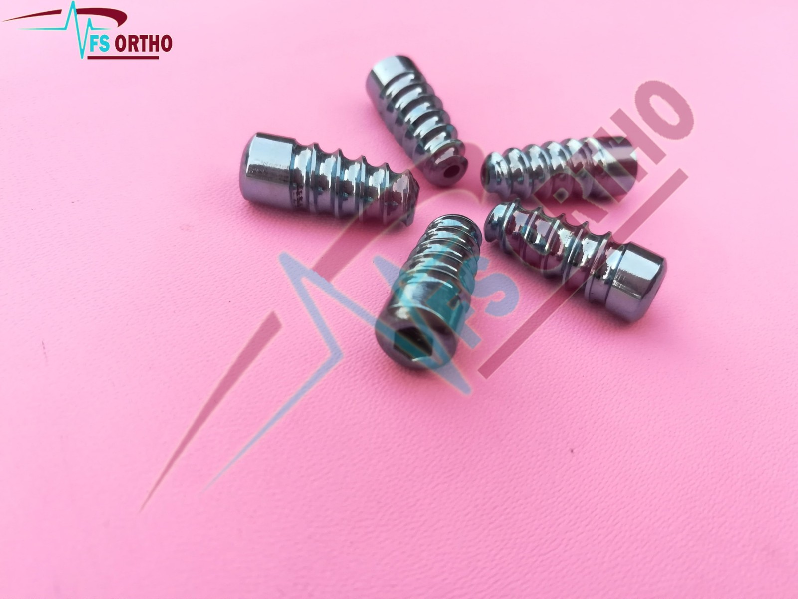 Interference-ACL Screws Dia: 10mm (Length 20 to 35mm) , 51Pcs (Titanium grade 5)