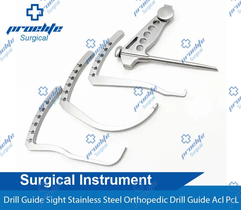ACL PCL Reconstruction Drill Guide Target Device Band Knee Surgical 5Pcs New Set