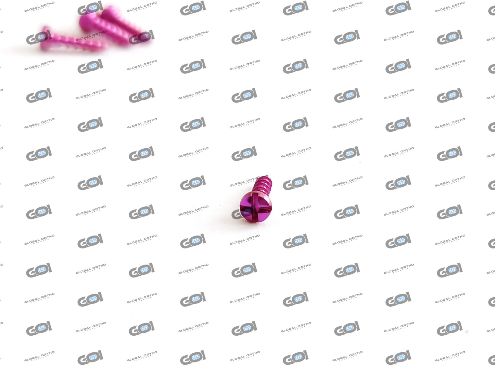 CMF Maxillofacial Cross Drive Mini Screws Assorted 100 Pcs Titanium Grade V