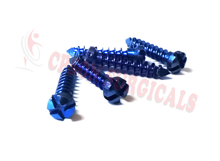 Veterinary Maxillofacial Titanium Screw 2.0 MM Lot of 70 pcs (Different Size)