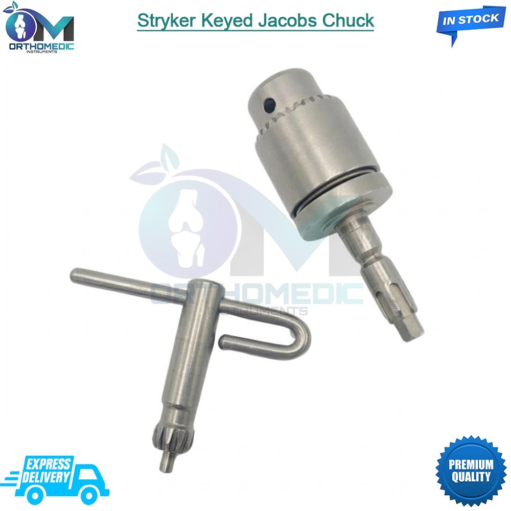 Stryker 6203-131-000 1 4 Keyed Jacobs Chuck Attachment 3-1 4