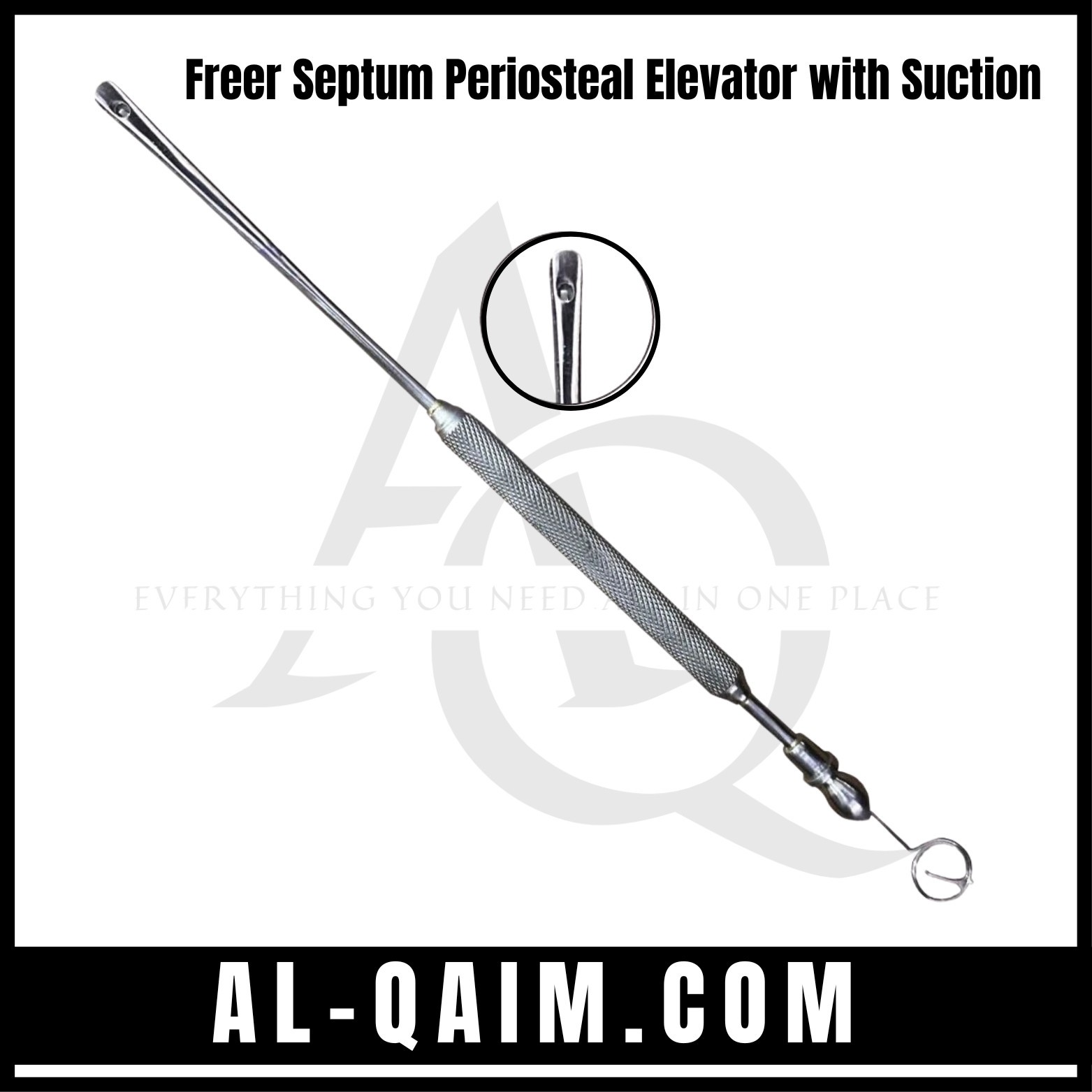 Freer Septum Periosteal Elevator with Suction 19cm (7½ ) Instrument