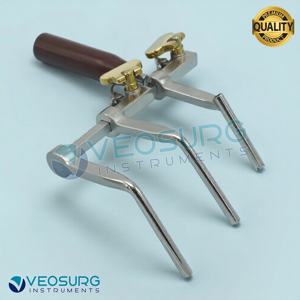 OR Grade Caspar Cervical Distractor Left Set With Screw Drivers Spine Instrument
