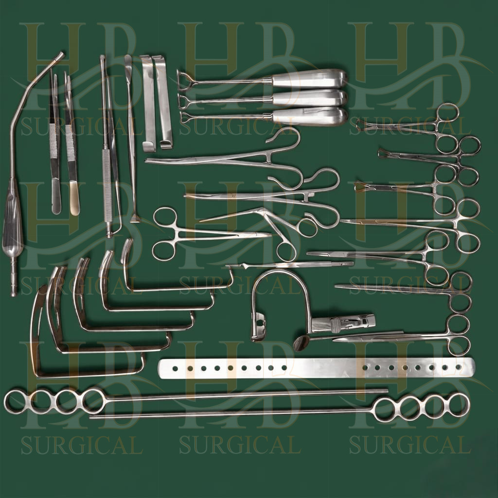 30 PCS Tonsillectomy & Adenoidectomy Surgical Instruments Set ENT Surgery Kit