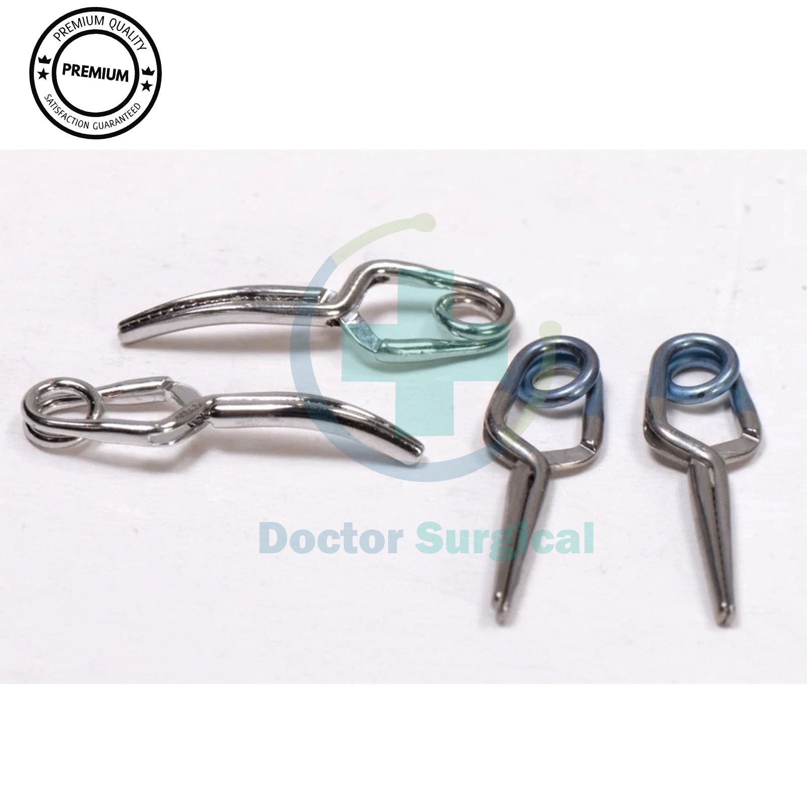 Lot of 4 Aesculap Yasargil Aneurysm Clips FE752K FT280T Titanium Surgical Neuro