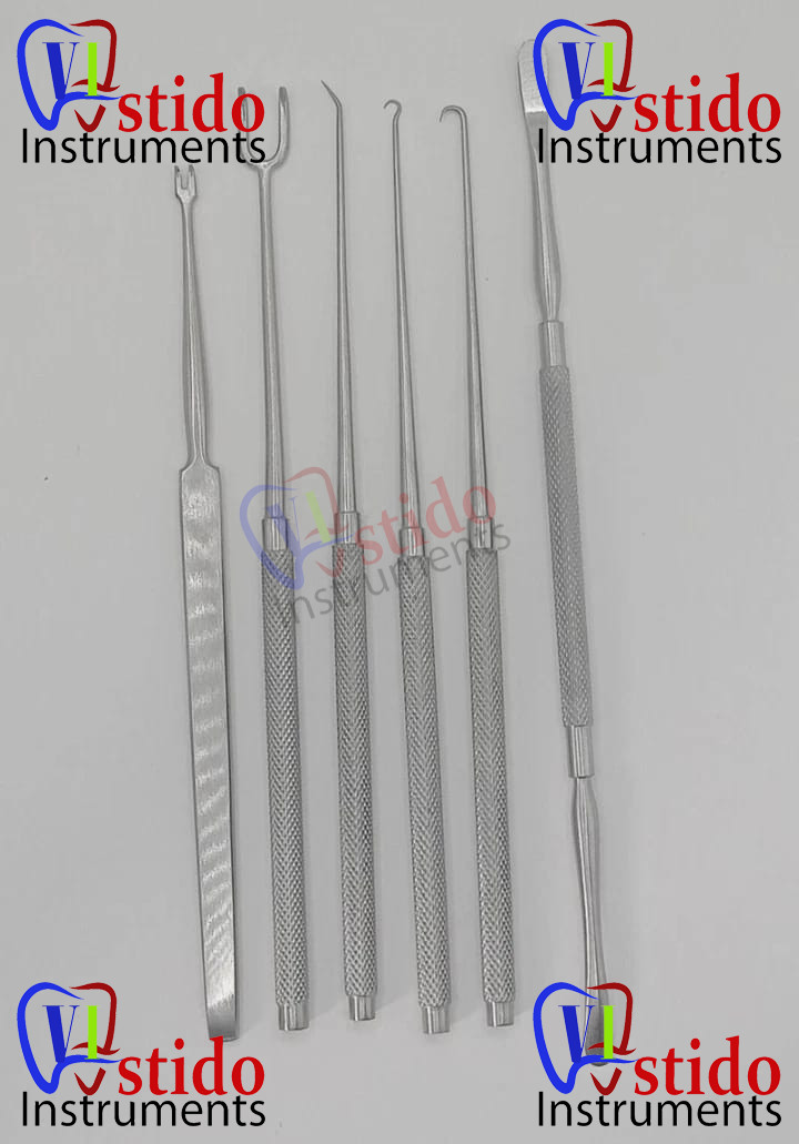 Nasal Rasp , Plastic Surgery Nasal Rhinoplasty Surgical Instruments Set Of 6