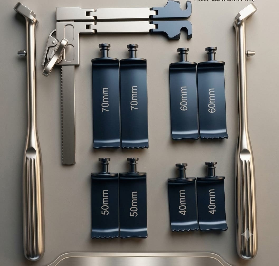 McCulloch Style Spinal Lumbar Surgery Retractor set of 11 PC’s Orthopedic Ins